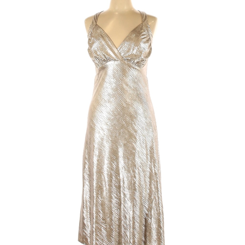 Stop Staring Silver Dress